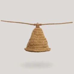 LED Solarlichterkette Garten 5m lang Outdoor Jute IP44