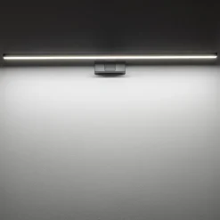 LED Spiegelleuchte IP44 Schwarz 4000 K neutralweiß