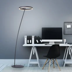 LED Stehlampe Anthrazit dimmbar warmweiß 20 W 215 cm