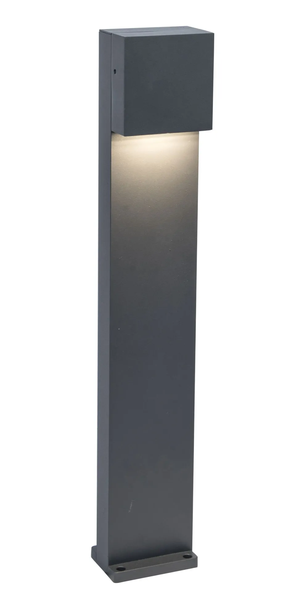 LED Stehlampe außen Aluminium IP54 10 W 65 cm Anthrazit