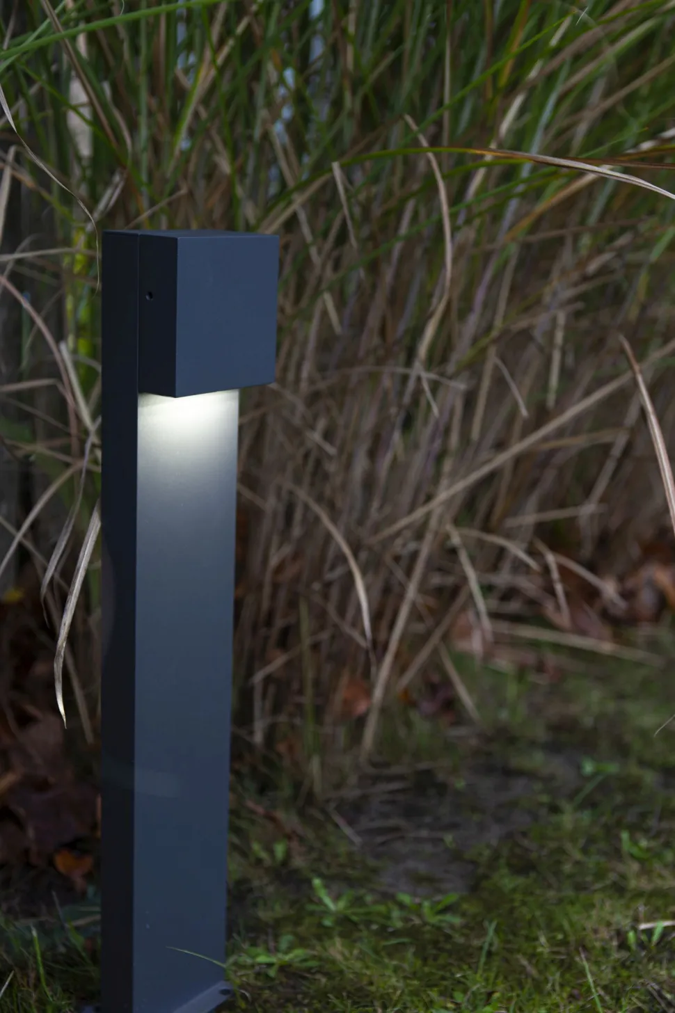 LED Stehlampe außen Aluminium IP54 10 W 65 cm Anthrazit