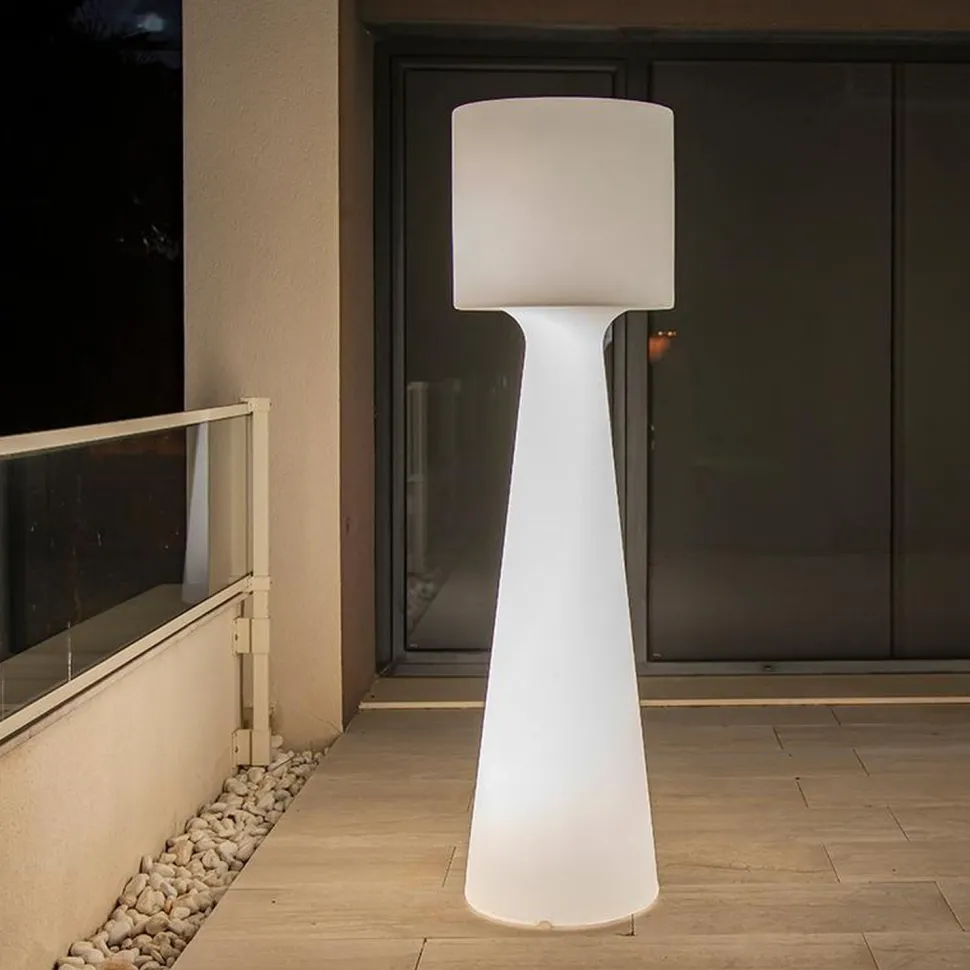 LED Stehlampe außen mit Stecker Kabel 140 cm IP65 2700 K