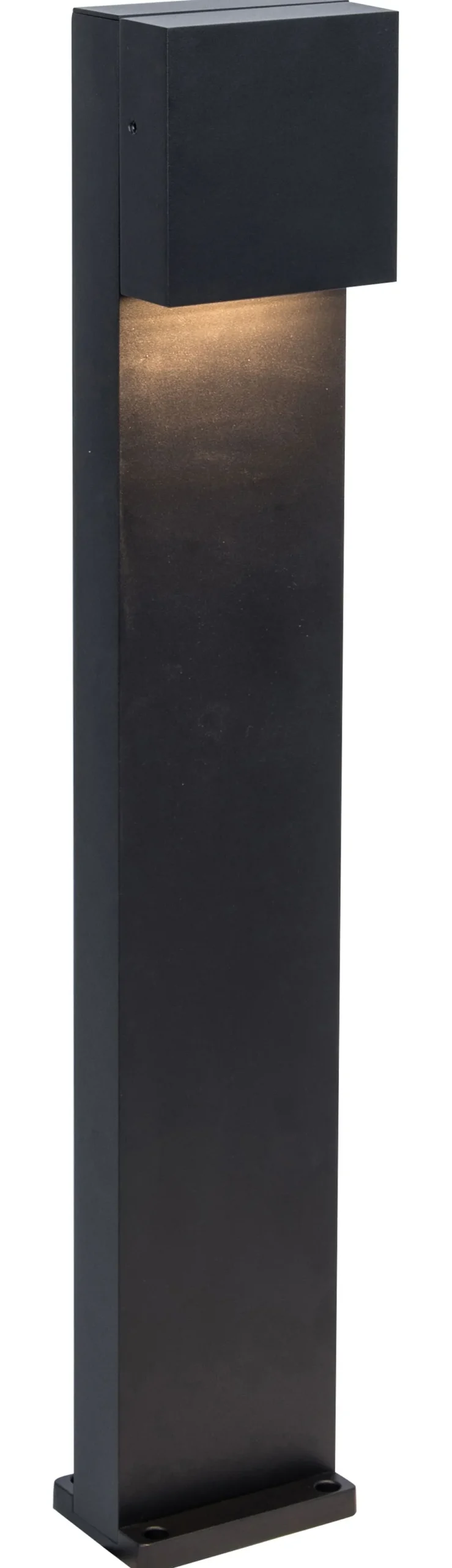 LED Stehlampe außen Schwarz IP54 10 W 65 cm Aluminium