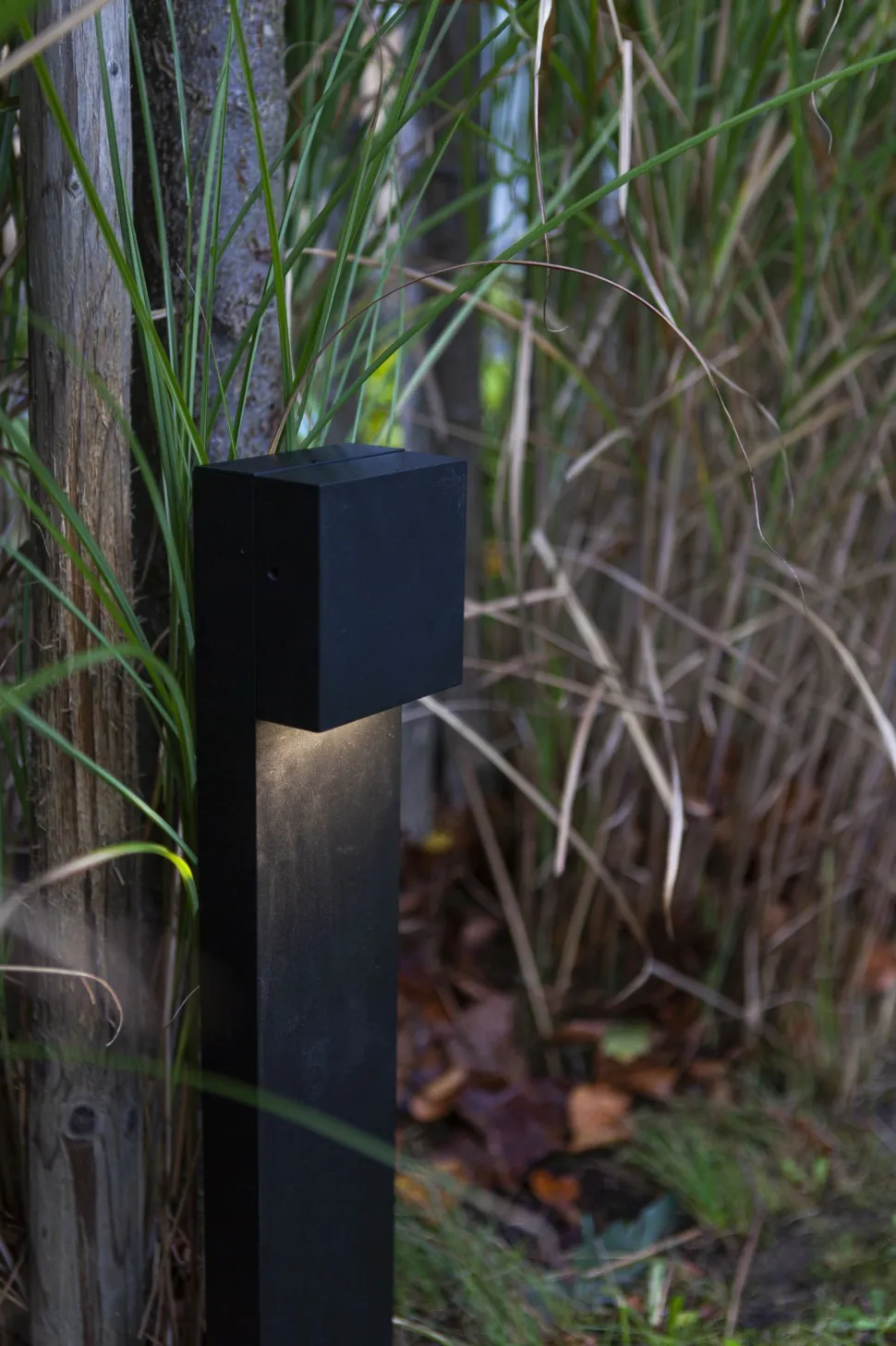 LED Stehlampe außen Schwarz IP54 10 W 65 cm Aluminium