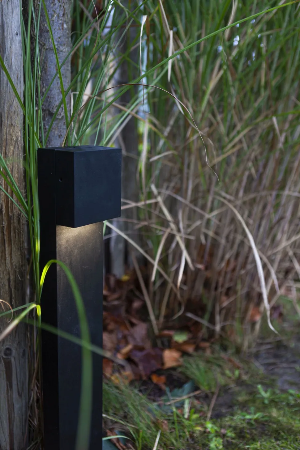LED Stehlampe außen Schwarz IP54 10 W 65 cm Aluminium