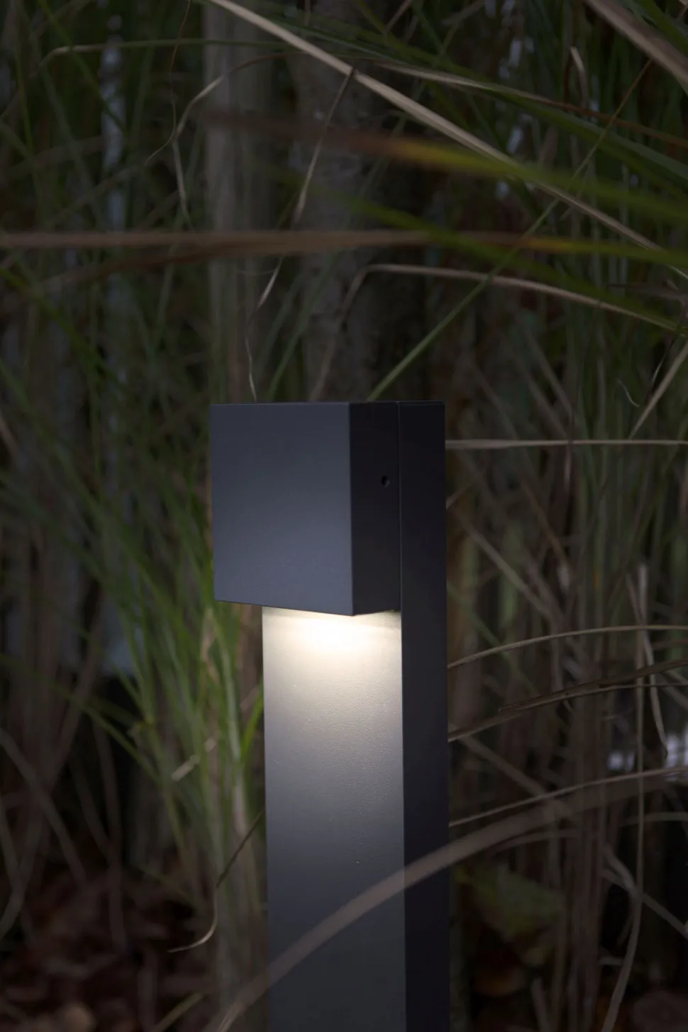 LED Stehlampe außen Schwarz IP54 10 W 65 cm Aluminium