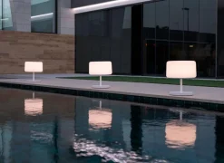 LED Stehlampe außen Solar Farbwechsel Dimmer 155 cm dimmbar