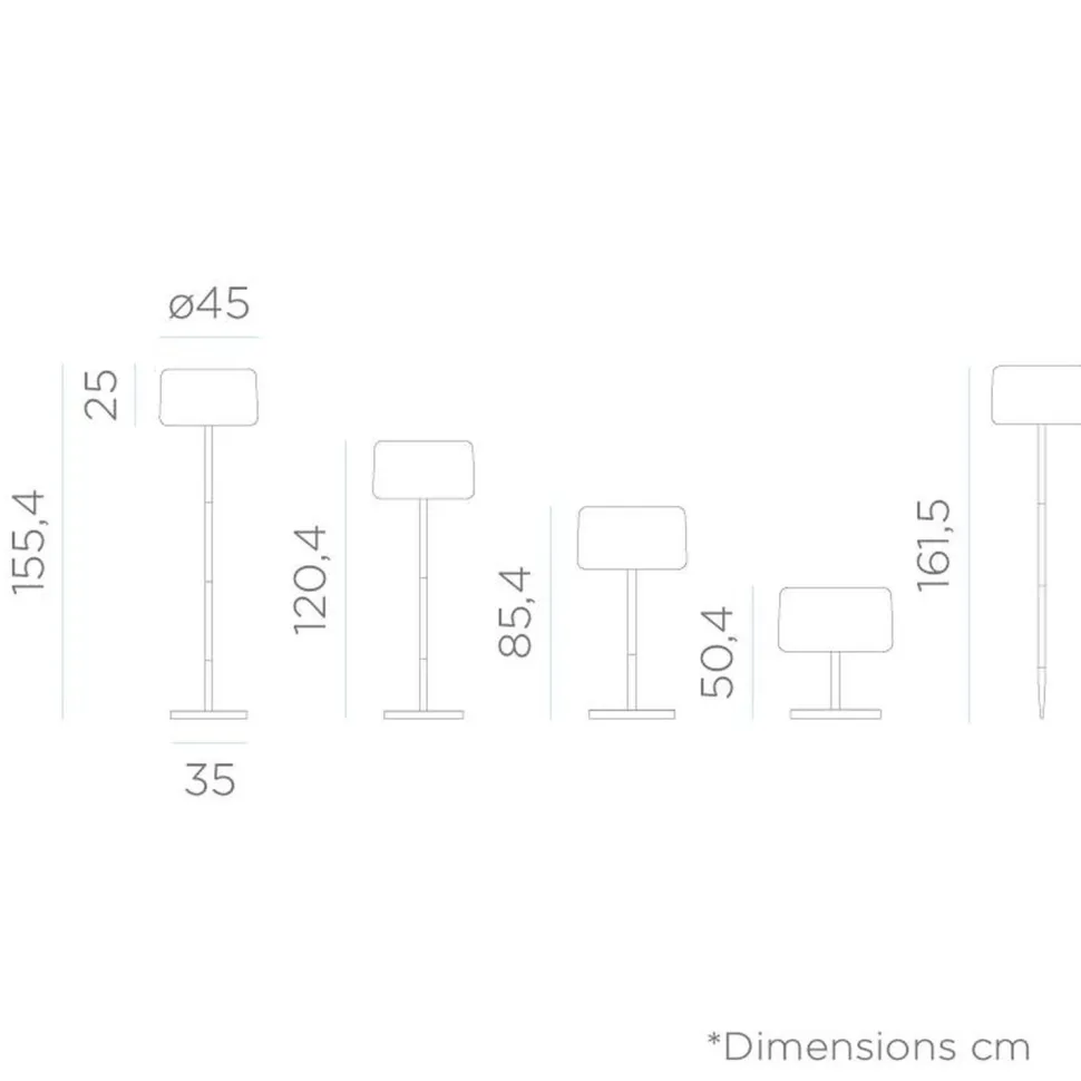 LED Stehlampe außen Solar Farbwechsel Dimmer 155 cm dimmbar