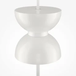 LED Stehlampe Glas Metall warmweiß 3000 K 1300 lm rund