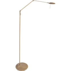 LED Stehlampe in Bronze 185 cm flexibel dimmbar