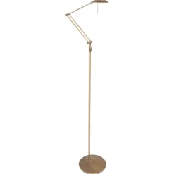 LED Stehlampe in Bronze 185 cm flexibel dimmbar