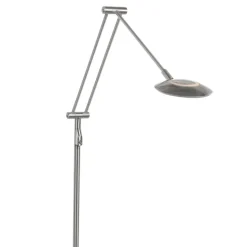 LED Stehlampe Modern in Stahl 185 cm flexibel dimmbar