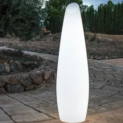 LED Stehleuchte außen 140 cm IP65 2700K Stecker Kabel