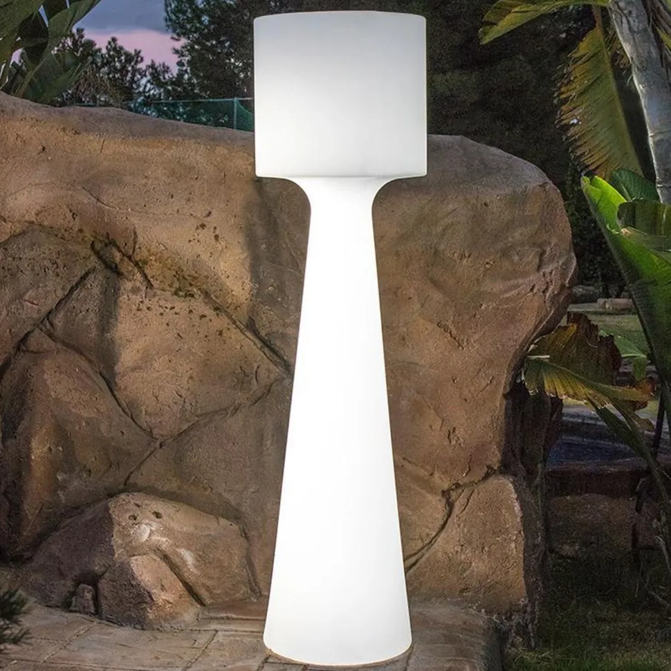 LED Stehleuchte außen 140 cm Kabel Stecker IP65 6000 K