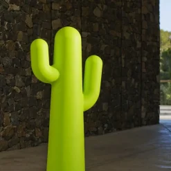 LED Stehleuchte außen 139 cm IP65 6000K Grün Kaktus mit Kabel
