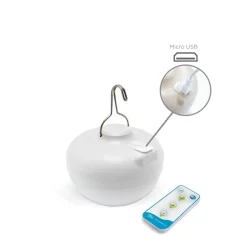 LED Stehleuchte außen Akku 165 cm hoch IP54 2700 K dimmbar