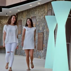 LED Stehleuchte außen Akku Dimmer Farbwechsel 170 cm IP65