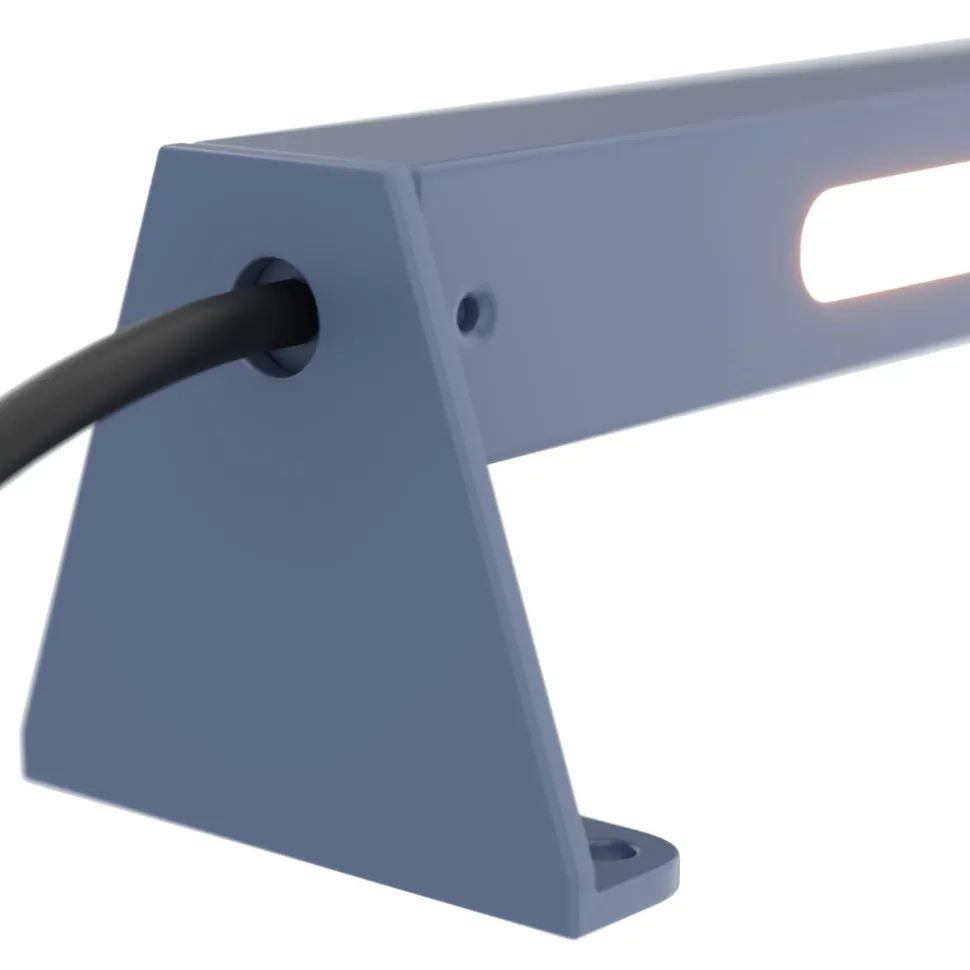 LED Stehleuchte außen Aluminium IP65 1000 lm Grau