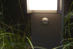 LED Stehleuchte Bewegungssensor Aluminium 75 cm IP54