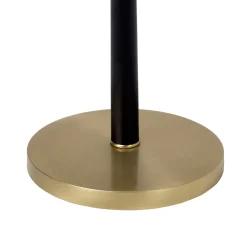 LED Stehleuchte Wohnzimmer 145 cm Eisen Messing massiv