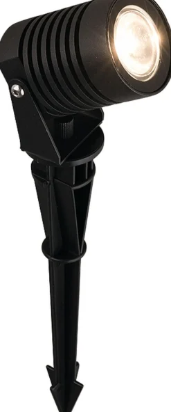 LED Strahler Schwarz Warmweiß IP54 Garten LIONEL