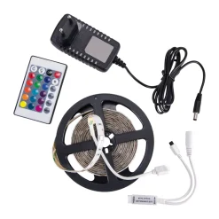 LED Strip Farbwechsel RGB Netzstecker Fernbedienung 3m