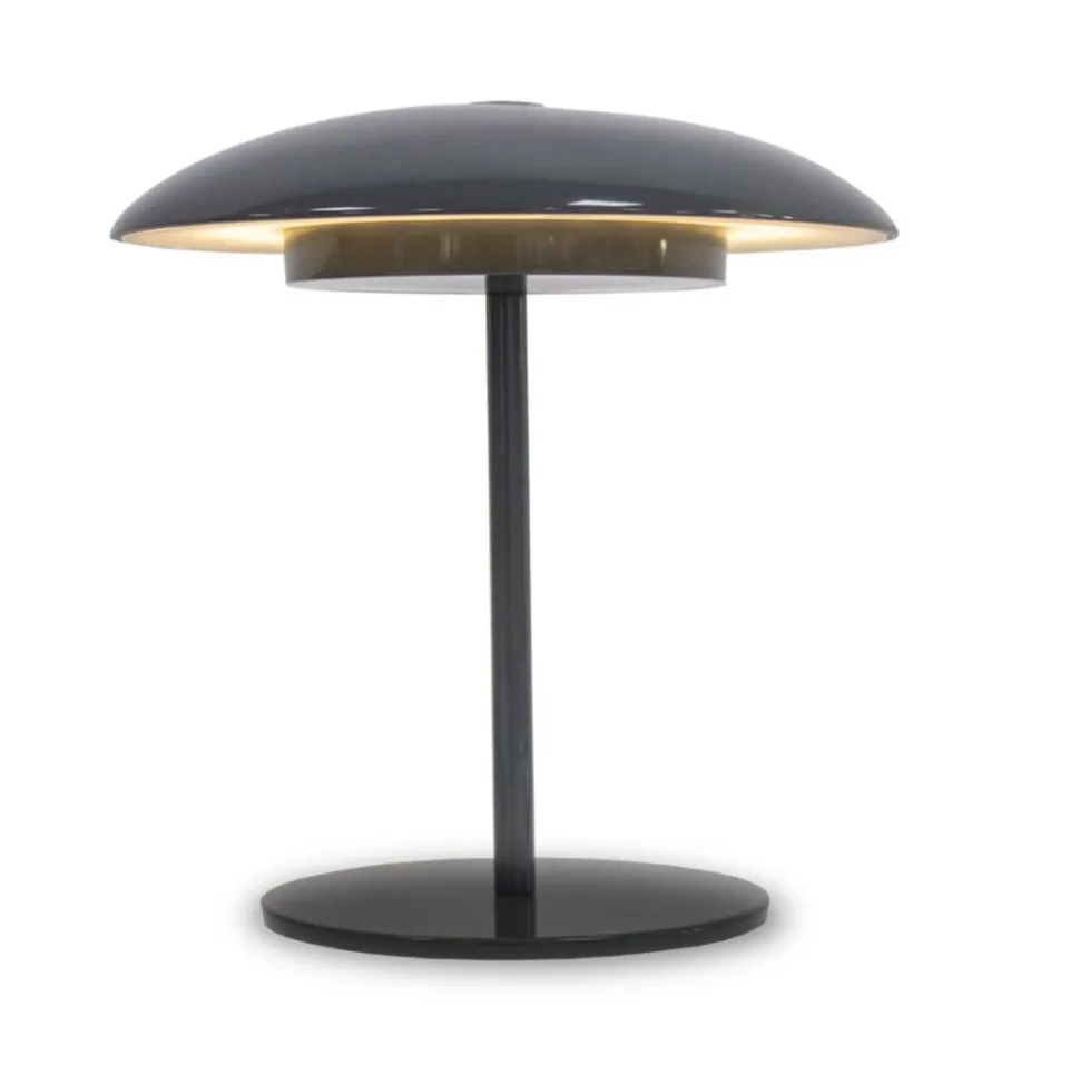 LED Tischlampe Akku Touch Dimmer tragbar Anthrazit IP44 außen