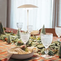 LED Tischlampe kabellos Akku Touch H: 40 cm IP44 Weiß