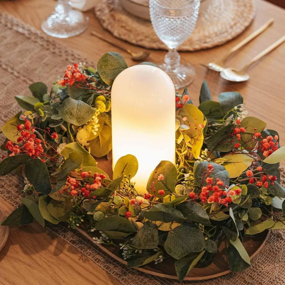 LED Tischlampe kabellos tragbar Akku Dimmer IP54 2000K Outdoor