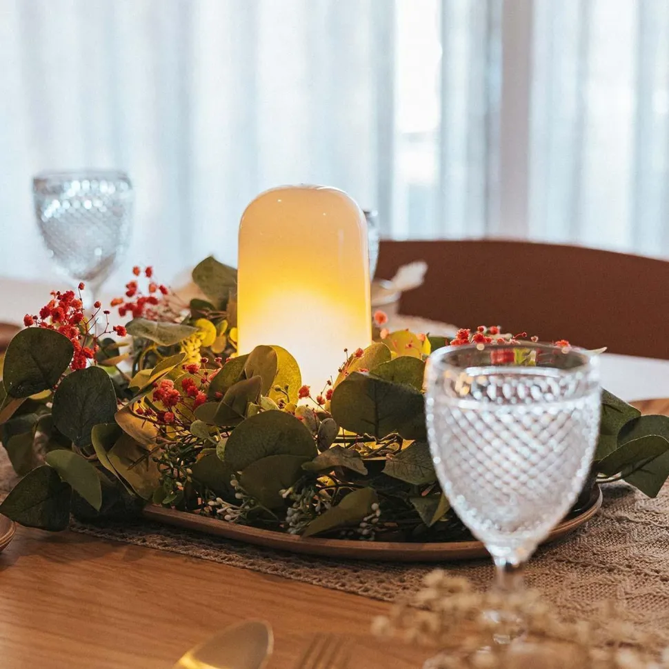 LED Tischlampe kabellos tragbar Akku Dimmer IP54 2000K Outdoor