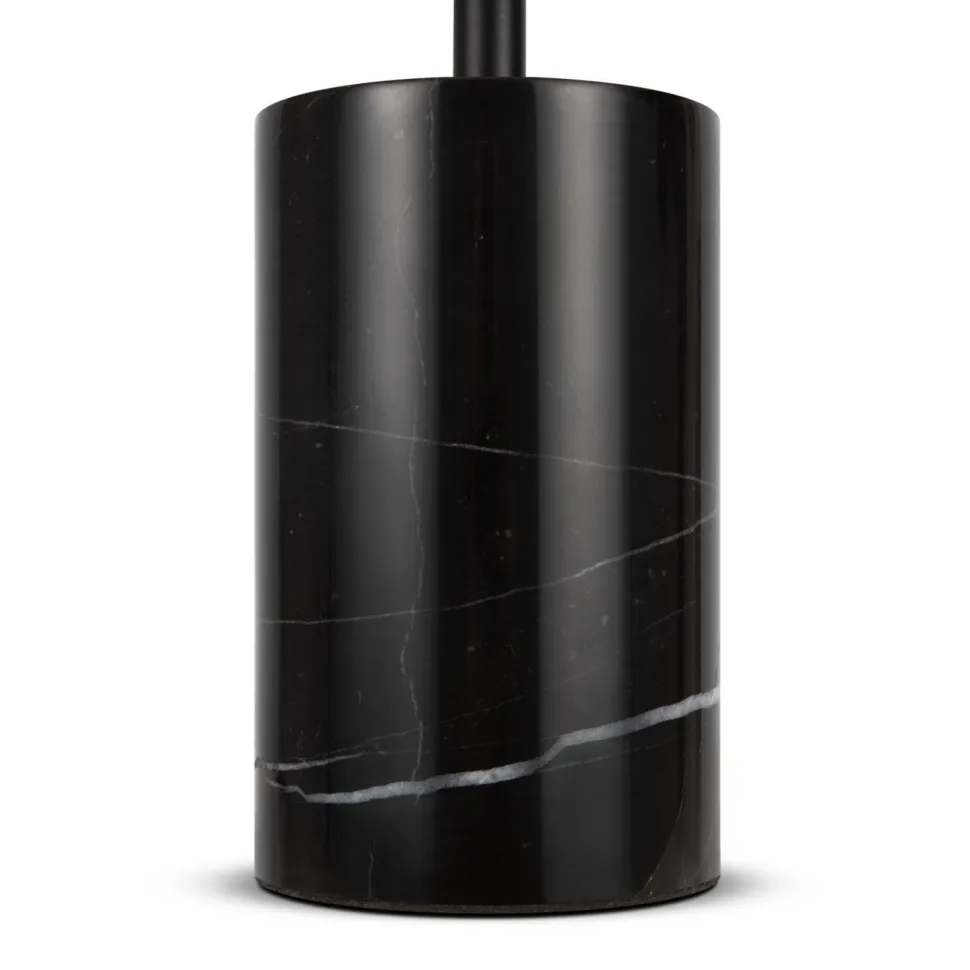 LED Tischlampe Metall Glas 46 cm hoch rund 350 lm MARIA