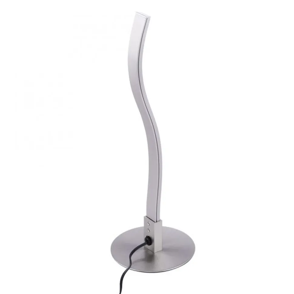 LED Tischlampe Metall in Stahl 30 cm 300 lm blendarm