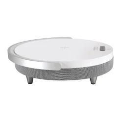 LED Tischlampe mit Lautsprecher Touch Dimmer D: 18 cm Akku