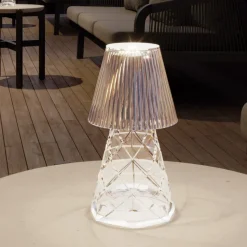 LED Tischlampe Touch Dimmer IP65 20 cm klein Akku kabellos