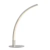 LED Tischleuchte gebogen 34 cm in Silber 3000 K 293 lm