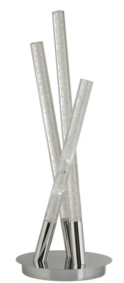 LED Tischleuchte in Chrom 43 cm 192 lm 3000 K warmweiß