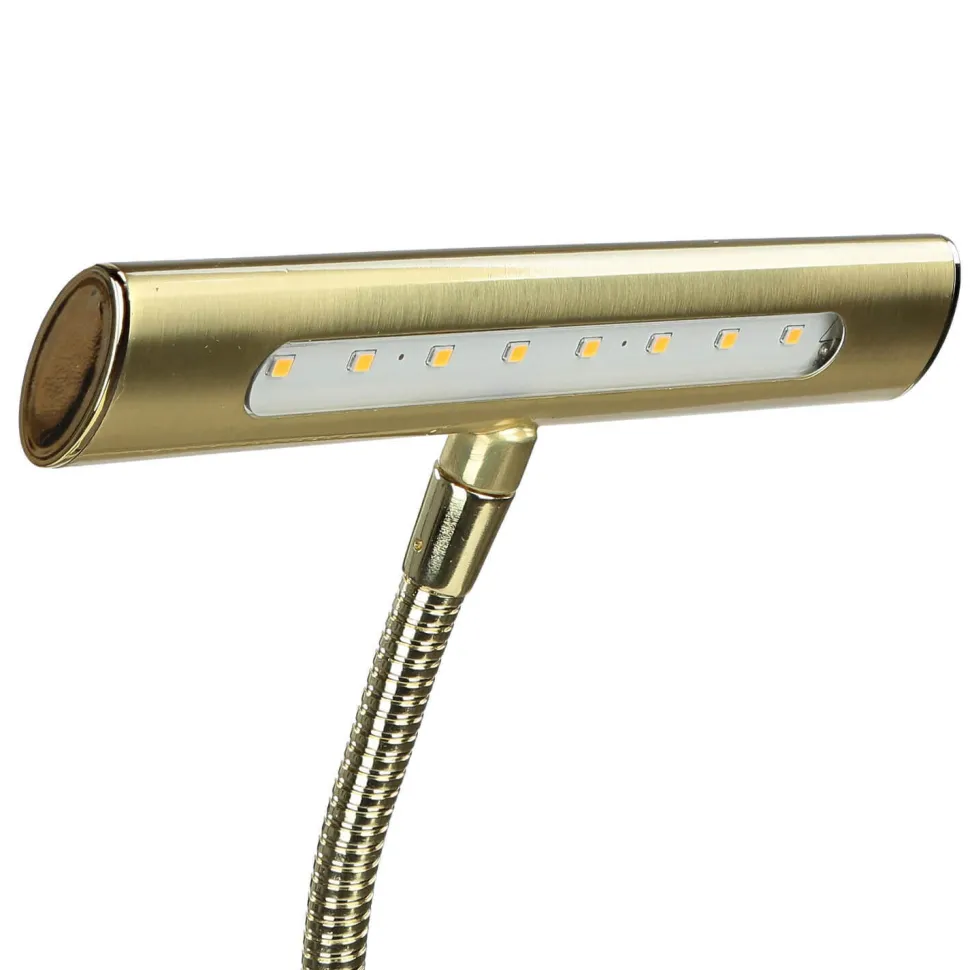 LED Tischleuchte Messing Matt