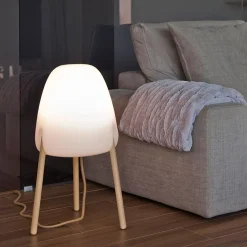 LED Tischleuchte Solar IP65 70 cm Dimmer Farbwechsel kabellos