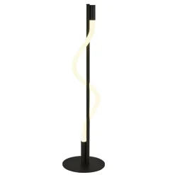 LED Tischleuchte Touch 56 cm Schwarz matt Weiß