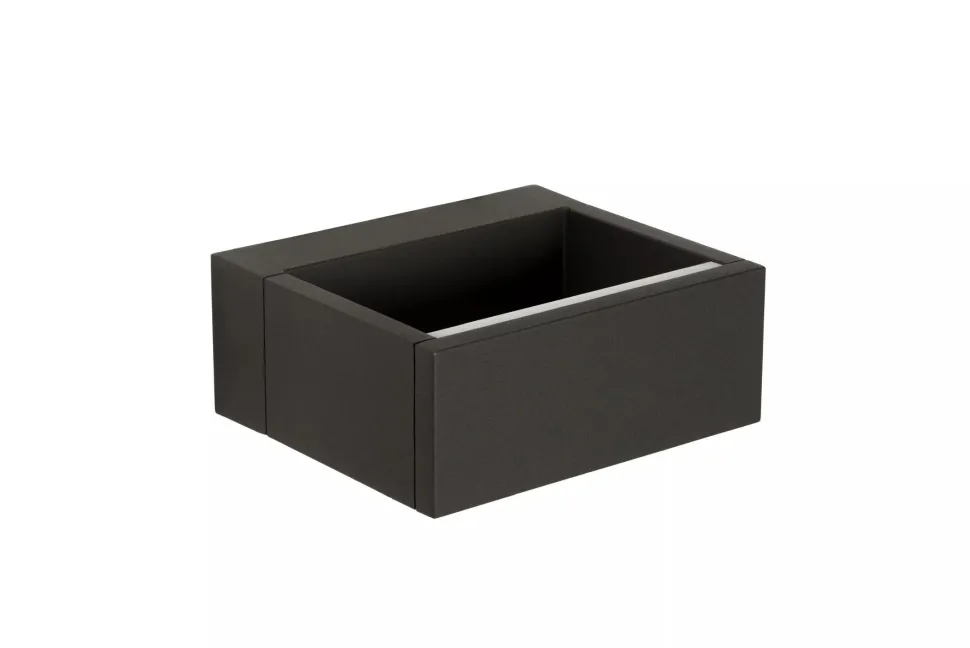 LED Up Down Wandleuchte Aluminium Anthrazit 3000 K IP54