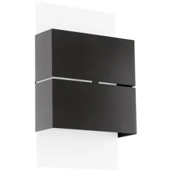 LED Wandaußenleuchte Kibea Anthrazit 2-Flmg