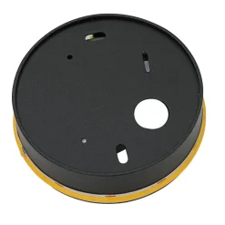 LED Wandlampe Ø 15 cm in Gold 3000 K 60 lm Holz Metall