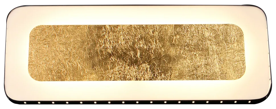 LED Wandlampe Aluminium Gold Schwarz 3000 K B:30 cm