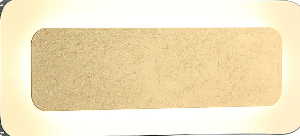 LED Wandlampe Aluminium Gold Schwarz 3000 K B:30 cm