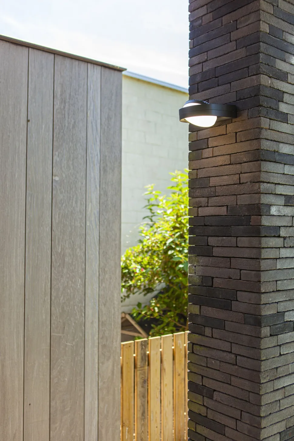 LED Wandlampe Anthrazit Aluminium IP54 B:16 cm blendarm