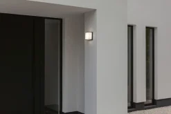 LED Wandlampe Anthrazit Aluminium IP54 4000 K B:15 cm