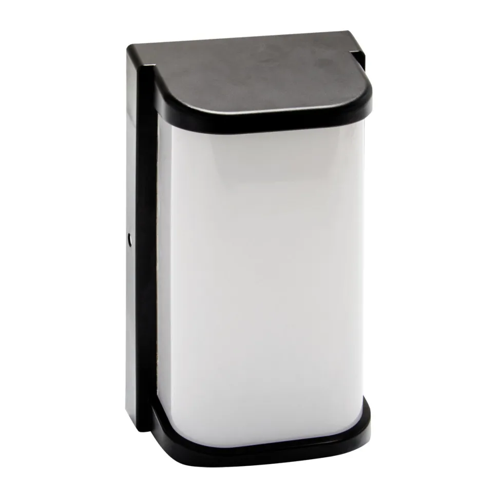 LED Wandlampe außen 27 cm IP65 Schwarz Weiß