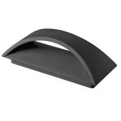 LED Wandlampe Außen Aluminium IP54 Schwarz Up Down