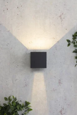 LED Wandlampe Außen Anthrazit Up Down IP54 3000 K 6 W