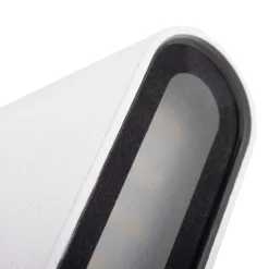 LED Wandlampe außen Weiß IP54 flach Up Down Aluminium